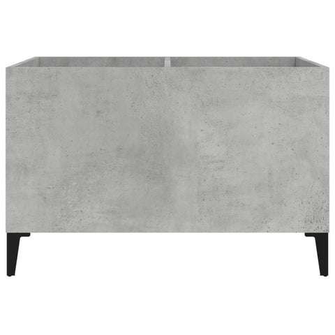 vidaXL Record Cabinet Concrete Grey 74.5x38x48 cm Engineered Wood