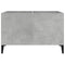 vidaXL Record Cabinet Concrete Grey 74.5x38x48 cm Engineered Wood