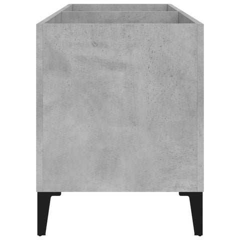 vidaXL Record Cabinet Concrete Grey 74.5x38x48 cm Engineered Wood