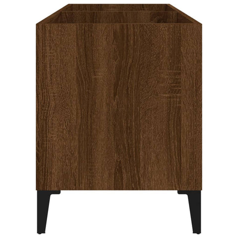 vidaXL Record Cabinet Brown Oak 74.5x38x48 cm Engineered Wood