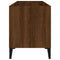 vidaXL Record Cabinet Brown Oak 74.5x38x48 cm Engineered Wood
