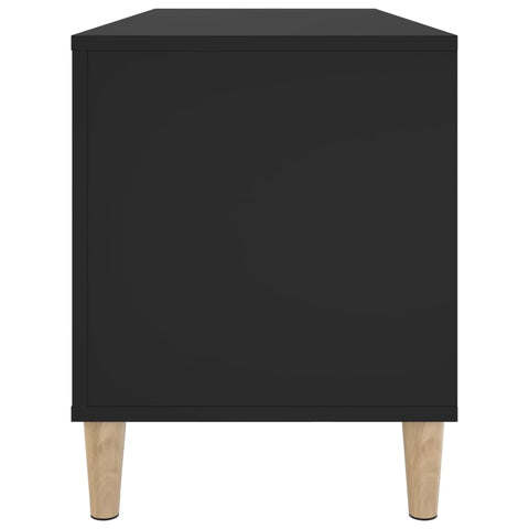 vidaXL Record Cabinet Black 100x38x48 cm Engineered Wood