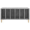 vidaXL Record Cabinet Concrete Grey 100x38x48 cm Engineered Wood