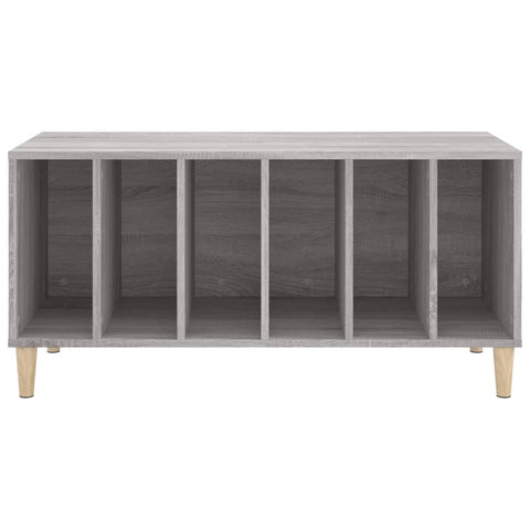 vidaXL Record Cabinet Grey Sonoma 100x38x48 cm Engineered Wood