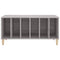 vidaXL Record Cabinet Grey Sonoma 100x38x48 cm Engineered Wood