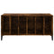 vidaXL Record Cabinet Smoked Oak 100x38x48 cm Engineered Wood