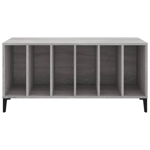 vidaXL Record Cabinet Grey Sonoma 100x38x48 cm Engineered Wood