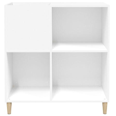 vidaXL Record Cabinet White 84.5x38x89 cm Engineered Wood