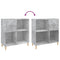 vidaXL Record Cabinet Concrete Grey 84.5x38x89 cm Engineered Wood