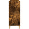 vidaXL Record Cabinet Smoked Oak 84.5x38x89 cm Engineered Wood