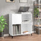 vidaXL Record Cabinet White 84.5x38x89 cm Engineered Wood