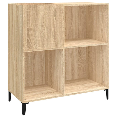 vidaXL Record Cabinet Sonoma Oak 84.5x38x89 cm Engineered Wood
