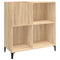 vidaXL Record Cabinet Sonoma Oak 84.5x38x89 cm Engineered Wood