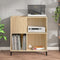 vidaXL Record Cabinet Sonoma Oak 84.5x38x89 cm Engineered Wood