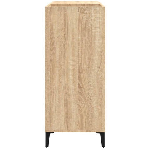 vidaXL Record Cabinet Sonoma Oak 84.5x38x89 cm Engineered Wood
