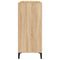 vidaXL Record Cabinet Sonoma Oak 84.5x38x89 cm Engineered Wood