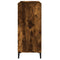 vidaXL Record Cabinet Smoked Oak 84.5x38x89 cm Engineered Wood