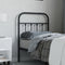 vidaXL Metal Headboard Black 75 cm