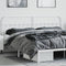 vidaXL Metal Headboard White 200 cm
