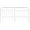 vidaXL Metal Headboard White 200 cm
