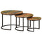 vidaXL Nesting Tables 3 pcs Solid Wood Reclaimed