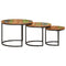 vidaXL Nesting Tables 3 pcs Solid Wood Reclaimed