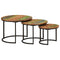 vidaXL Nesting Tables 3 pcs Solid Wood Reclaimed
