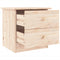vidaXL Bedside Cabinet ALTA 41x35x41 cm Solid Wood Pine