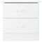 vidaXL Bedside Cabinet ALTA White 41x35x41 cm Solid Wood Pine