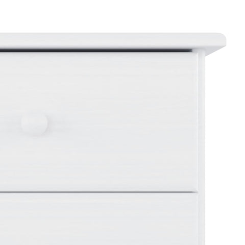 vidaXL Bedside Cabinet ALTA White 41x35x41 cm Solid Wood Pine