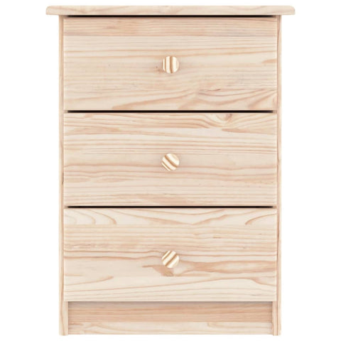 vidaXL Bedside Cabinet ALTA 41x35x55.5 Solid Wood Pine