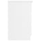 vidaXL Bedside Cabinet ALTA White 41x35x55.5 cm Solid Wood Pine
