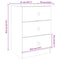 vidaXL Bedside Cabinet ALTA White 41x35x55.5 cm Solid Wood Pine
