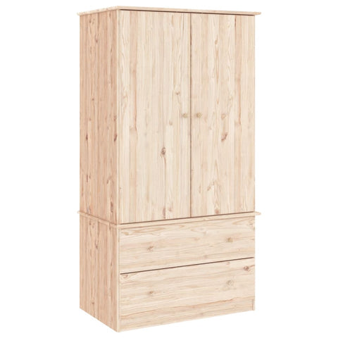 vidaXL Wardrobe ALTA 90x55x170 cm Solid Wood Pine