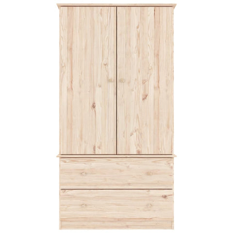 vidaXL Wardrobe ALTA 90x55x170 cm Solid Wood Pine