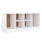 vidaXL Shoe Bench ALTA White 100x35x45 cm Solid Wood Pine