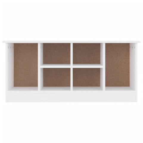 vidaXL Shoe Bench ALTA White 100x35x45 cm Solid Wood Pine