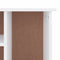 vidaXL Shoe Bench ALTA White 100x35x45 cm Solid Wood Pine