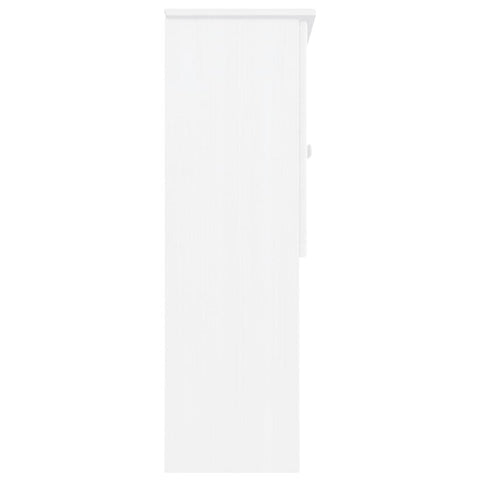 vidaXL Dresser Top ALTA White 77x30x92 cm Solid Wood Pine