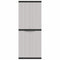 vidaXL Outdoor Storage Cabinet Grey and Black 65x37x165 cm PP