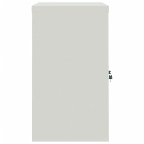vidaXL File Cabinet Light Grey and Blue 90x40x70 cm Steel