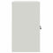 vidaXL File Cabinet Light Grey and Blue 90x40x70 cm Steel
