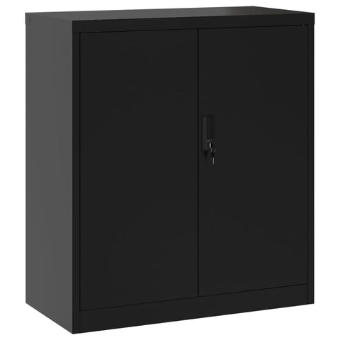 vidaXL File Cabinet Black 79x40x90 cm Steel
