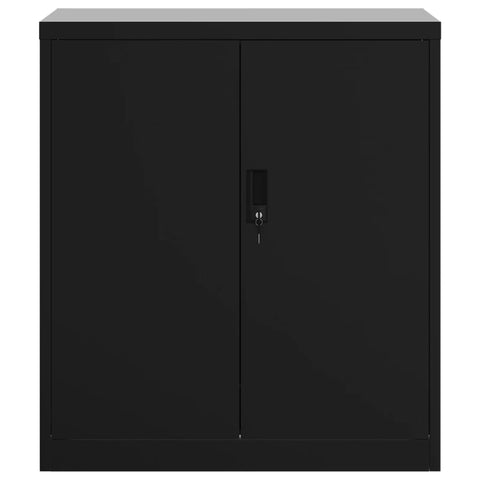 vidaXL File Cabinet Black 79x40x90 cm Steel