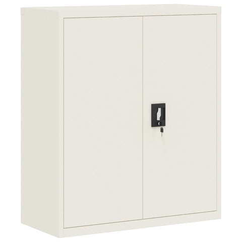 vidaXL File Cabinet White 90x40x105 cm Steel
