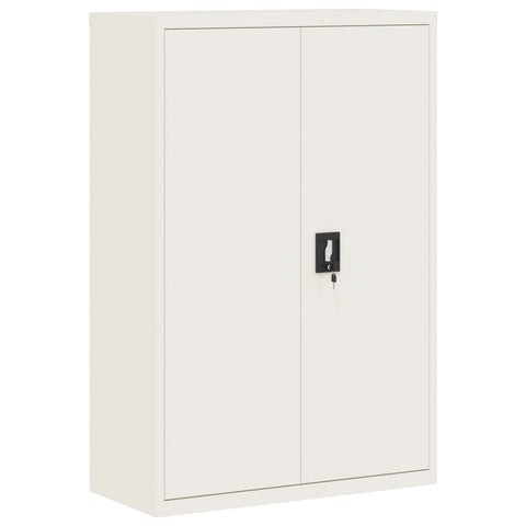 vidaXL File Cabinet White 90x40x140 cm Steel