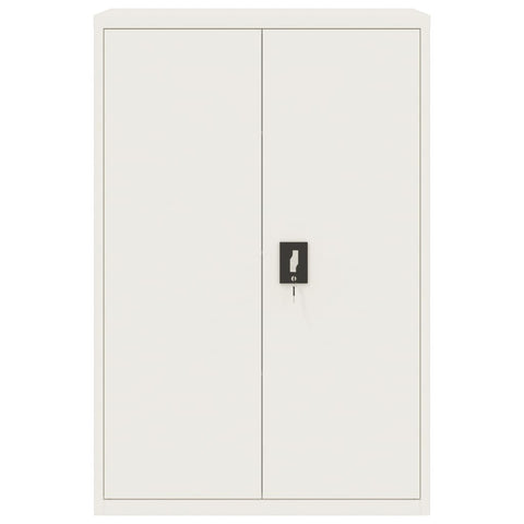 vidaXL File Cabinet White 90x40x140 cm Steel