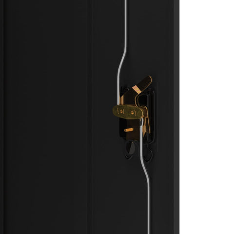 vidaXL File Cabinet Black 90x40x140 cm Steel
