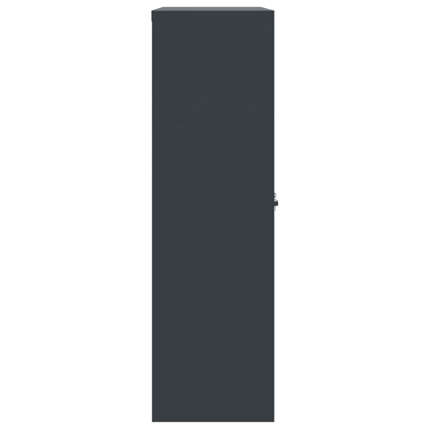 vidaXL File Cabinet Anthracite 90x40x140 cm Steel