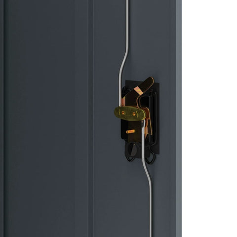vidaXL File Cabinet Anthracite 90x40x140 cm Steel